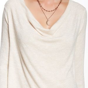 Free People Palmer Cowl Neck Sweater